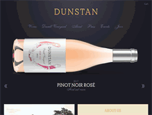 Tablet Screenshot of dunstanwines.com